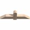 Ekena Millwork Eugene Smooth Timber Gable Bracket, Douglas Fir, 48"W x 14"H x 5 1/2"D x 5 1/2"F, 7/12 Pitch GBW048X14X0606EUG00SDF - alternate 5